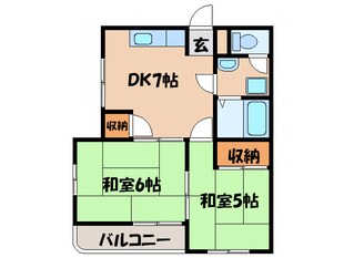 エスペランス２の物件間取画像